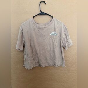 Ford Bronco Women's Tan Crop Top